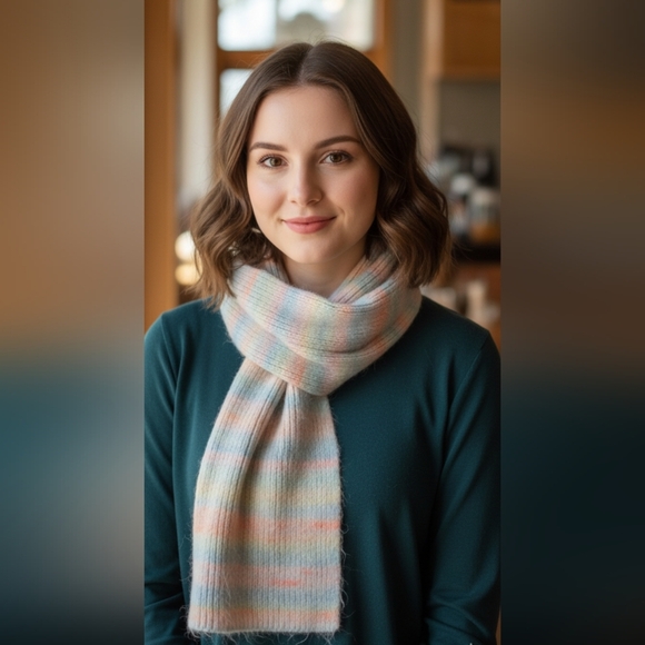 GAP scarf with pastel colors - Picture 1 of 6